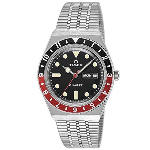 腕時計 TW2U61300 ブラック 文字盤 ステンレススチール アクリル クォーツ 日本製ムーブメント 38MM AMERICA アメリカ WATCH シルバー