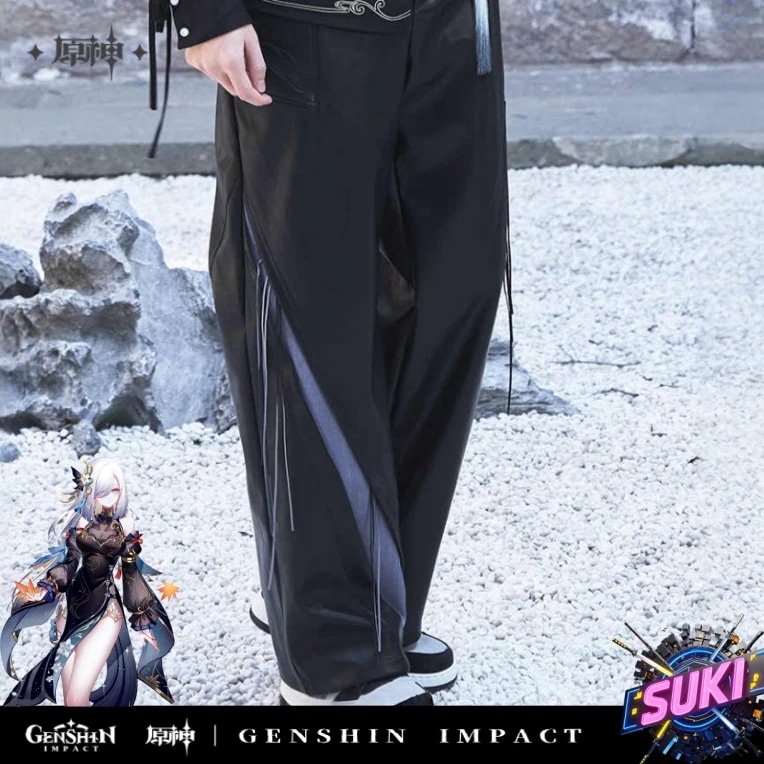 「ワイドパンツ」【プロ品質を極める!】原神 グッズ / 申鶴 インプレッションシリーズ / Genshin Impact Shenhe 申鹤 げんしん コスプレ