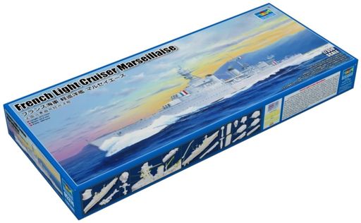トランペッター(TRUMPETER) 1/350 フランス 軽巡洋艦 マルセイエーズ プラモデル 05374
