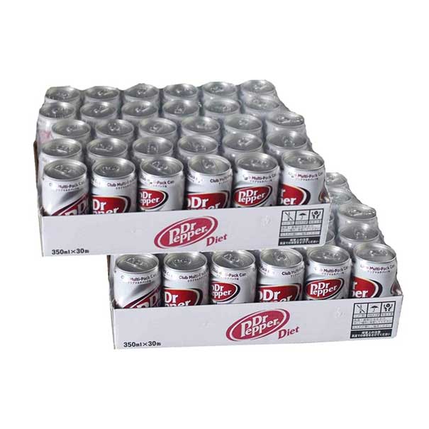 Diet Dr. Pepper ドクターペッパー　350mlx30缶　【2箱セット】　炭酸飲料コストコ　カークランド