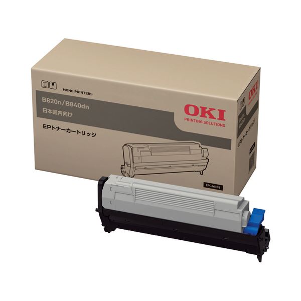 OKIEPトナーカートリッジ イメージドラム/トナーカートリッジ一体型 EPC-M3B1 1個 30,476円