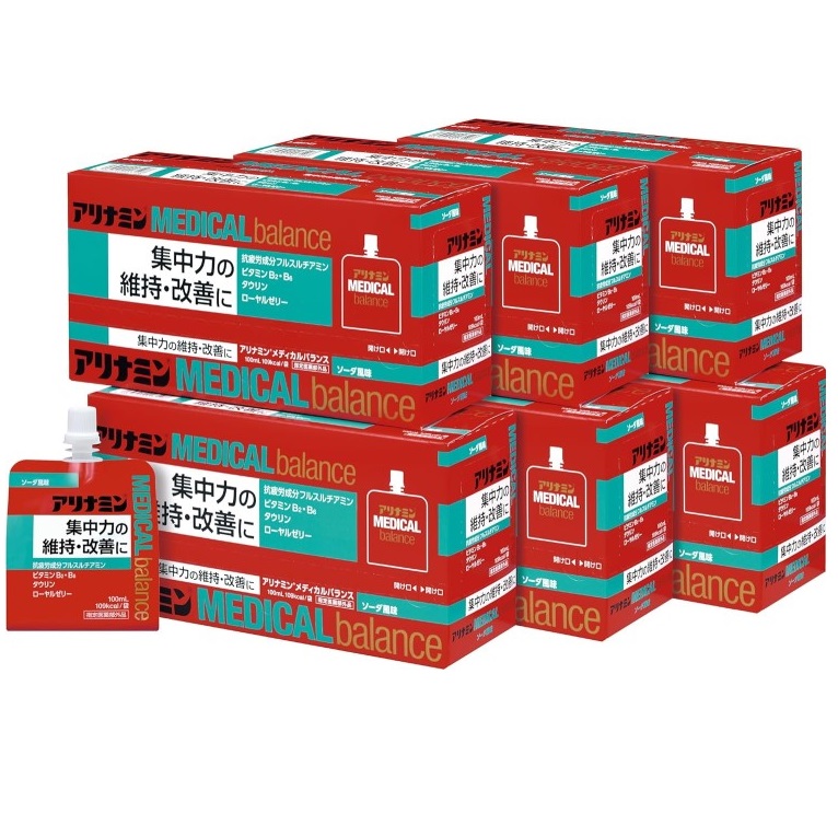 【送料無料】アリナミンメディカルバランス ソーダ風味 100mL×1ケース/36本