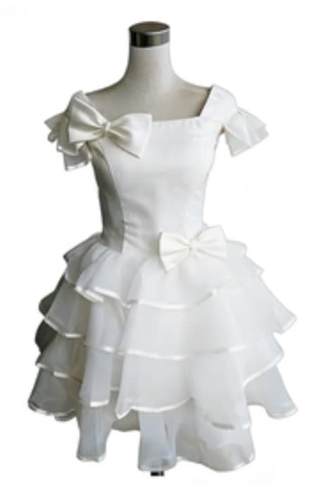 コスプレ衣装 松田聖子さん 白いドレス 夏の扉 聖子ちゃん