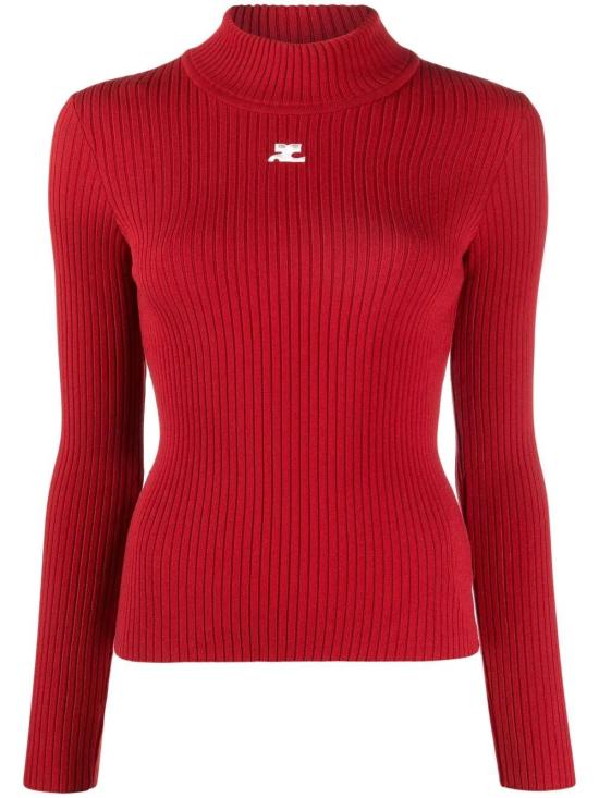 COURREGES Women Turtle Neck PERMPU022FI0001 4034 RED