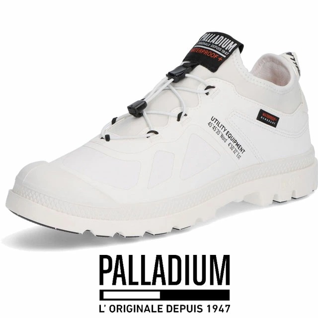 パラディウム 防水 靴 メンズ スニーカー レディース パンパ LT + ロー XPLR ウォータープルーフ+ スターホワイト ローカット 74474