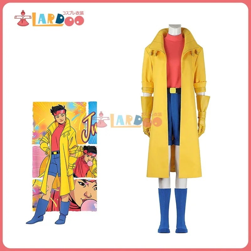 【工場直販 品質保証】 X-MEN97 エックスメンきゅうじゅうなな ジュビリー Jubilee/ジュビレーション・李 コスチューム コスプレ衣装/靴