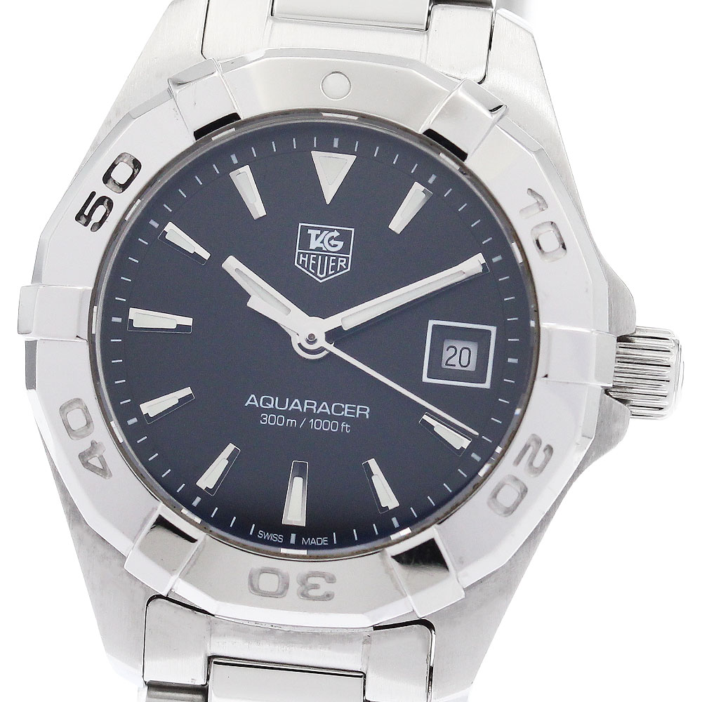 タグホイヤー TAG HEUER WAY1410.BA0920 アクアレーサー デイト クォーツ レディース 箱・保証書付き_941882【中古】