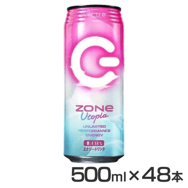 zone エナジードリンク 【48本】ZONe Utopia 500ml缶 (D) メガ割