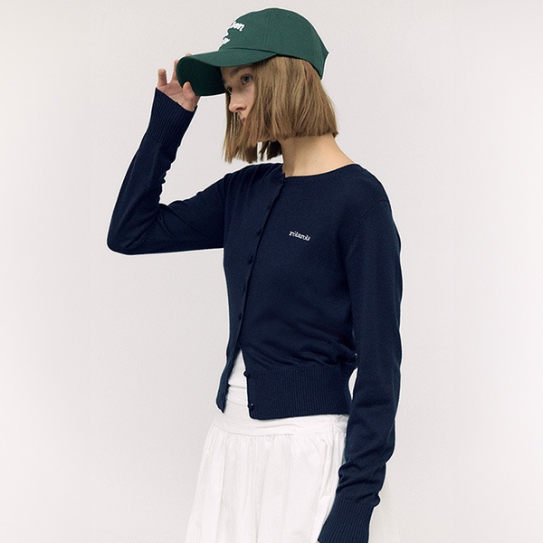 ROLA BASIC ROUND CARDIGAN NAVY