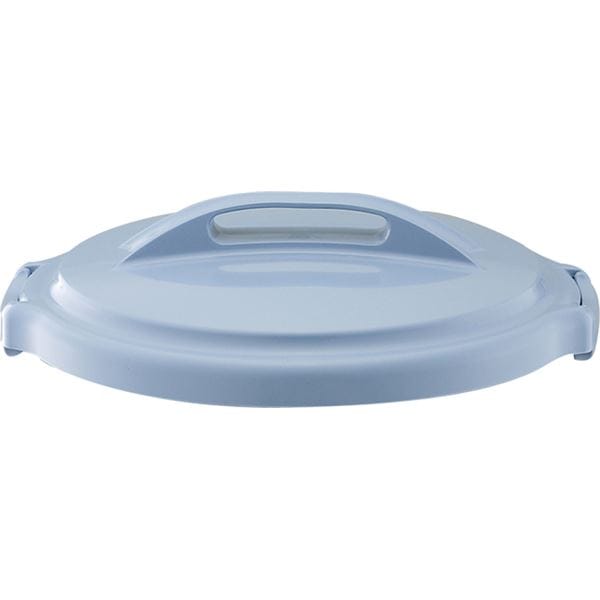 (10セット) ダストボックス/ゴミ箱 (フタのみ単品) 35N・45N用蓋 ブルー 丸型 『ベルク』 (家庭用品 掃除用品 業務用)