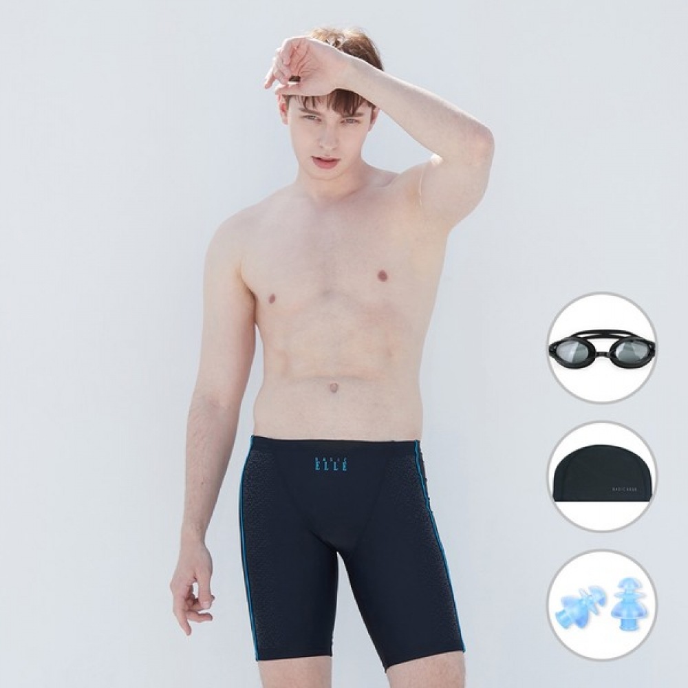 (ベーシックエル) ベーシックエルメンズ 5パートインドア水着 BEZ-V401K