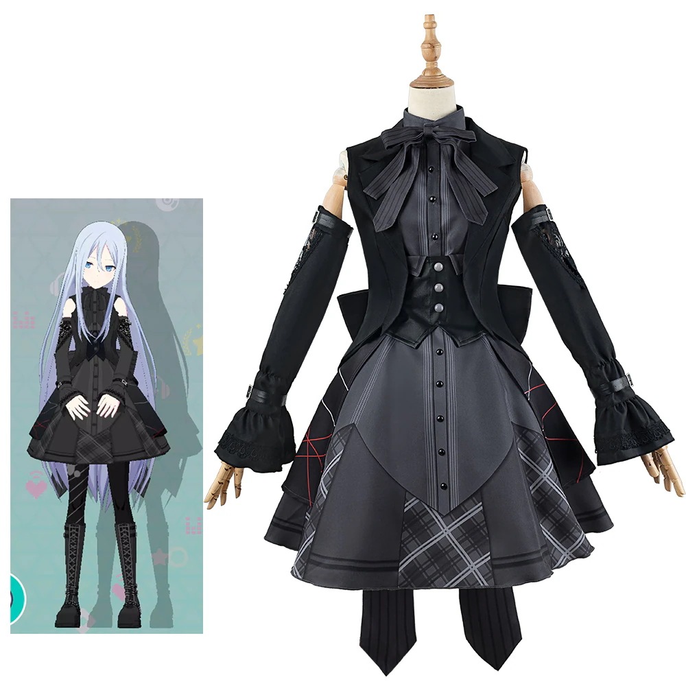 プロジェクトセカイ　プロセカ　コスプレ　25時ナイトコードで 　レミニセンスゴシック　朝比奈まふゆ　コスプレ衣装