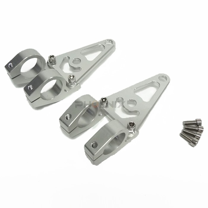 ヘッドライトステー ブラケット 27mm モンキー APE アルミ製 削り出し フロントフォーク