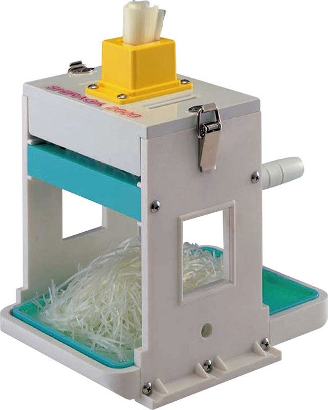 白髪ネギカッター シラガ2000 手動（芯なしタイプ）