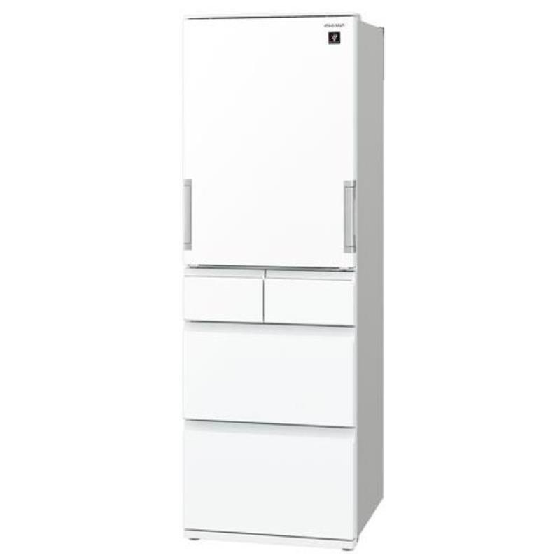 売れ筋新商品 シャープ ピュアホワイト （412L左右フリー） 5ドア冷蔵庫 W SJ-G417J 冷蔵庫 - www.bsfk.com