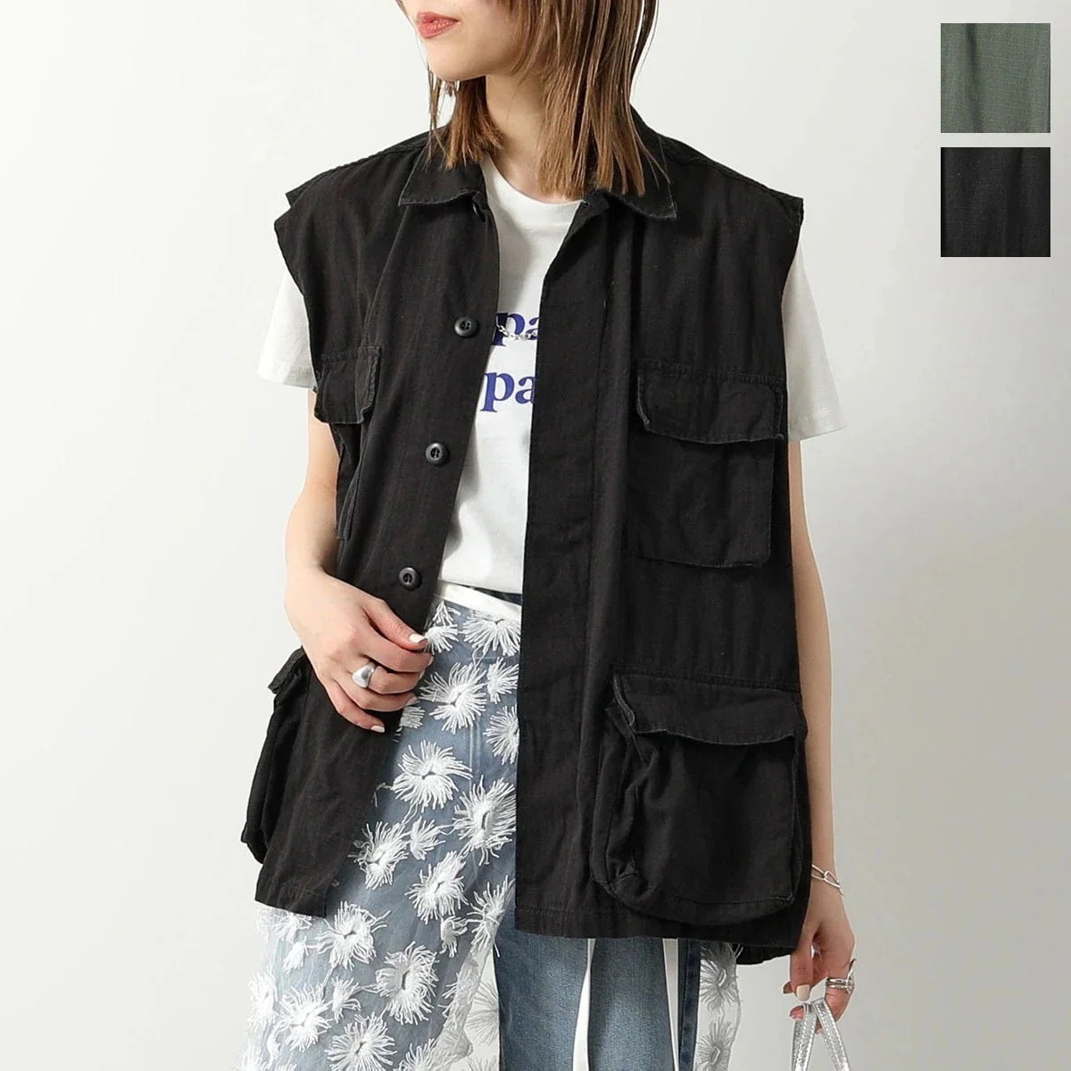 ROTHCO ロスコ ベスト BDSH NOSLEEVE レディース コットン ジレ ノースリーブ ミリタリー ヴィンテージ加工 カラー2色 【mega】