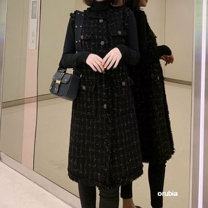 アウター レディース ベスト ジャケット ロングコート ロング ロング丈 袖なし