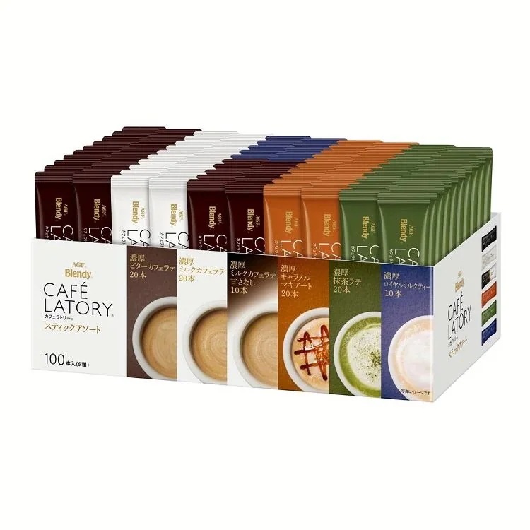 AGF　ブレンディカフェラトリースティック アソート100本（スティックコーヒー）（アソート）（プチ メガ割