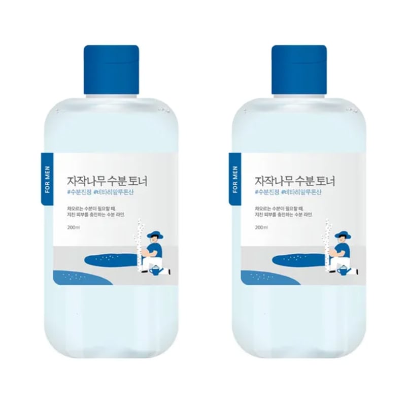 [1+1] 男性向け 白樺モイスチャースキントナー 200ml+200ml / 韓国コスメ