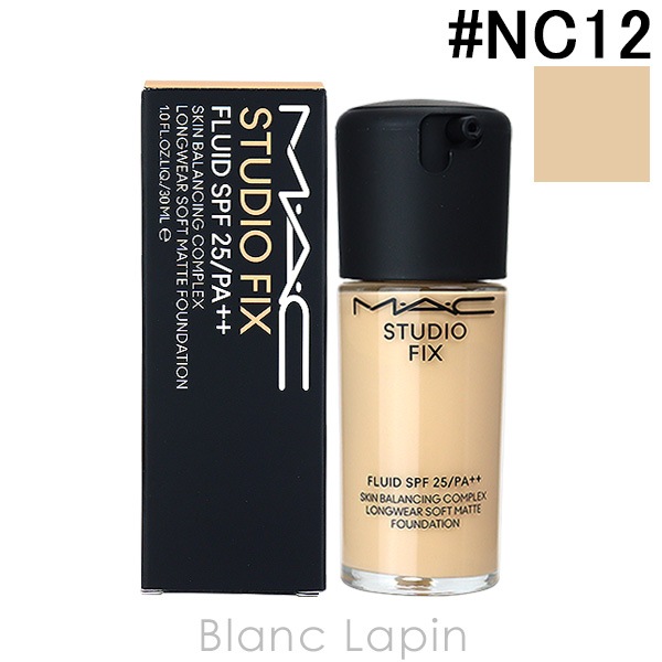マック MAC スタジオフィックスフルイッドSPF25 #NC12 30ml [643660]リキッドファンデーション