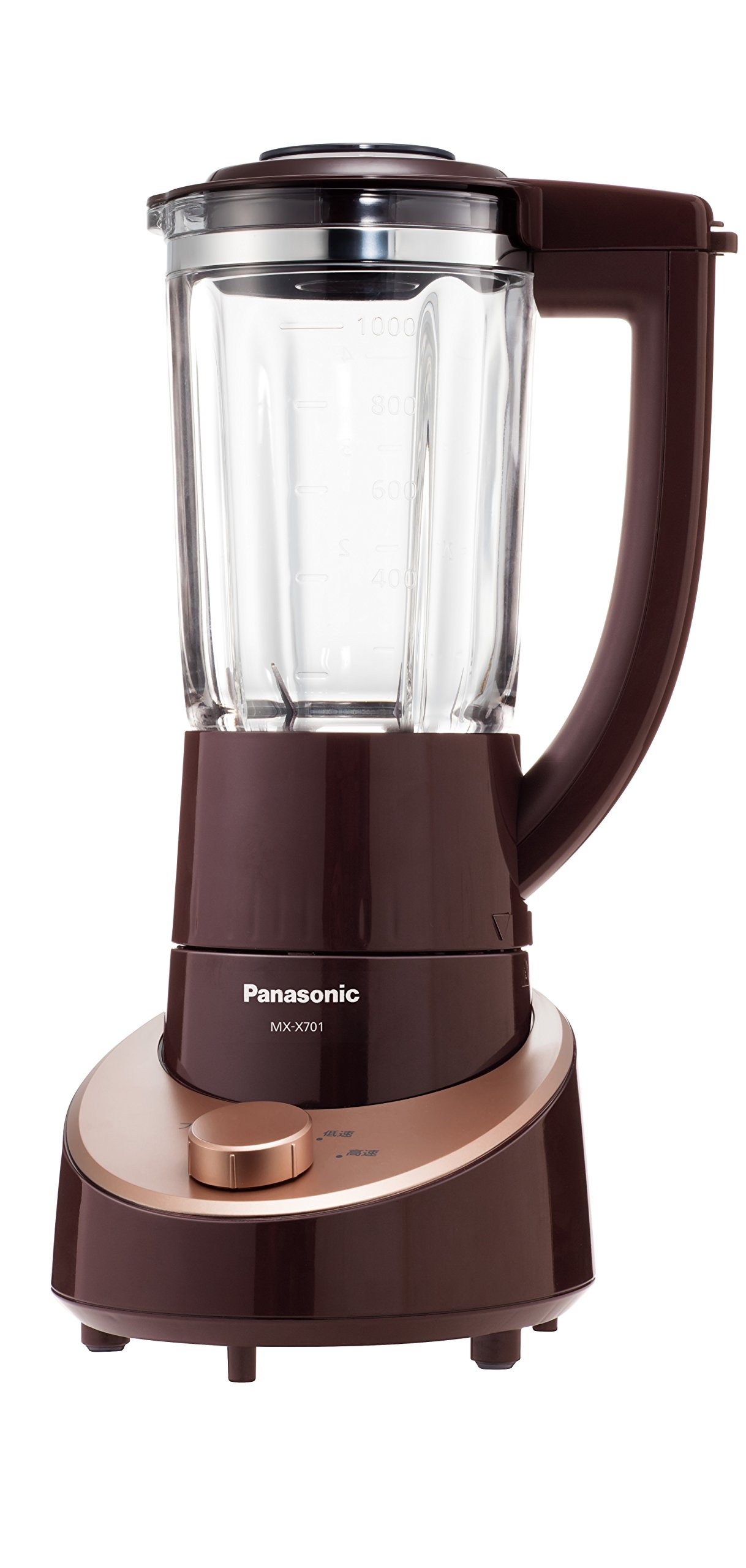 全国送料無料 パナソニック ミキサー 1台3役(ミキサー/タンブラーミキサー/ミル)レシピブック付 ブラックハードチタンコートカッター 1000ml MX-X701-T 11,528円