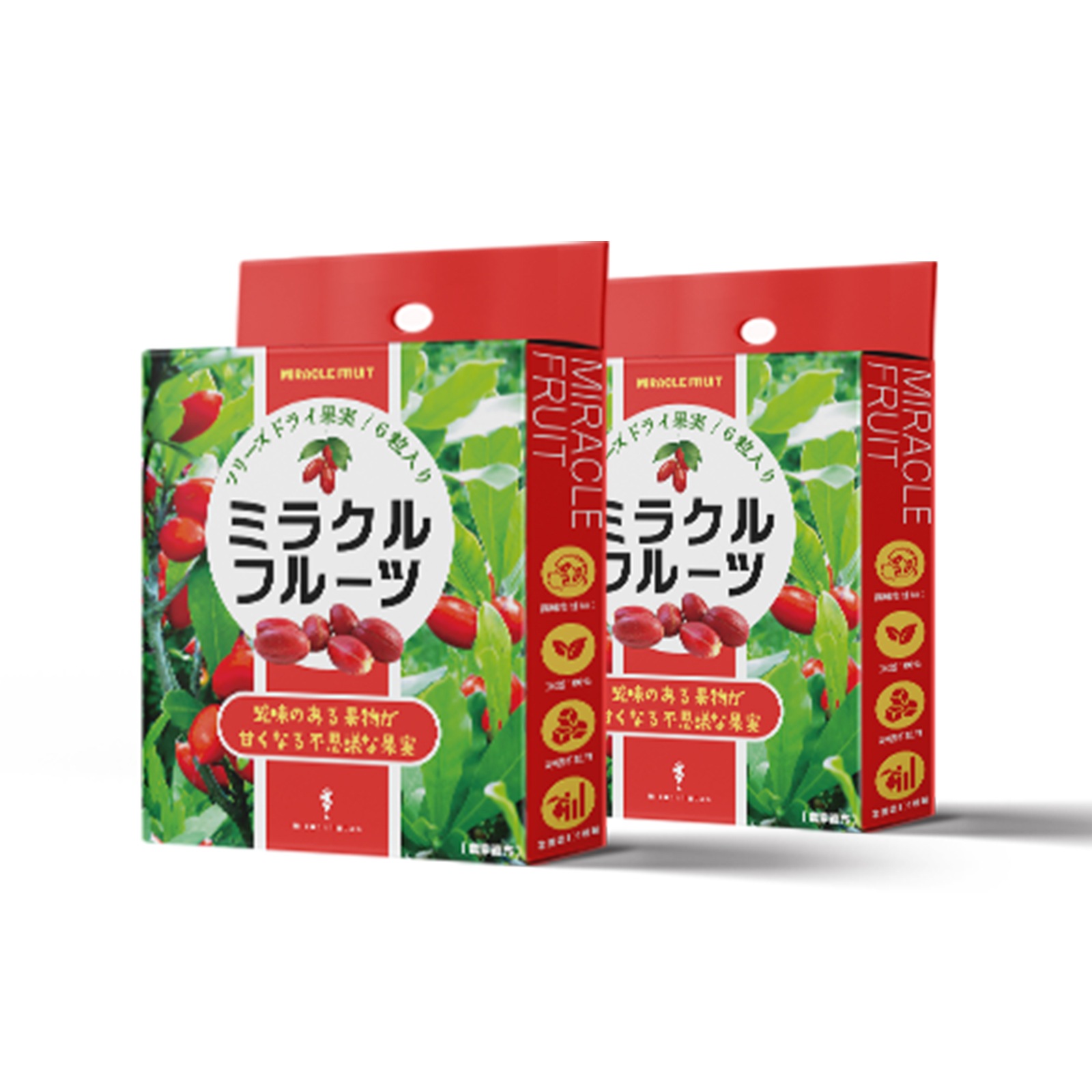 ミラクルフルーツ Qoo10] ミラクルフルーツ（6粒入×2箱）【公式】 : 食品