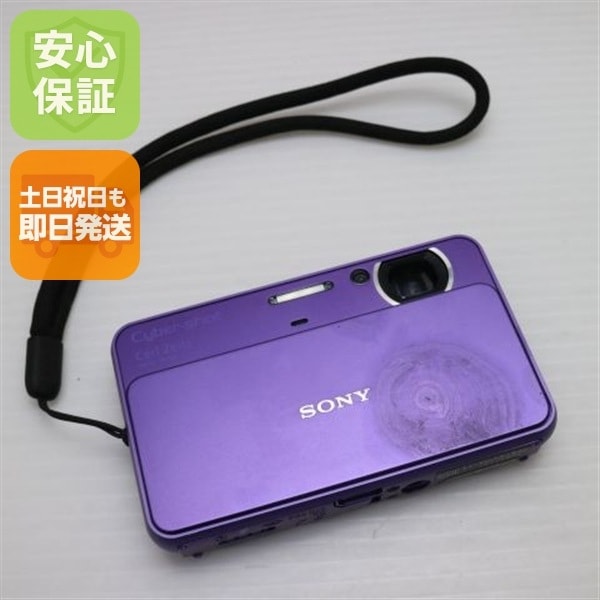 美品 Cyber-shot DSC-T99 バイオレット SONY デジカメ 103