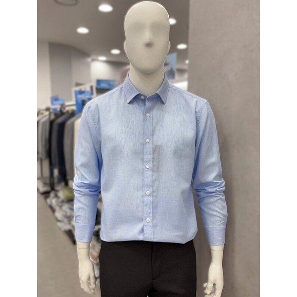 メンズ夏長袖 LINEN リネン混紡 カジュアルシャツ 正装ワイシャツ 5カラー_JK