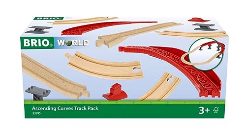BRIO WORLD(ブリオワールド) 拡張カーブパック 33995 赤
