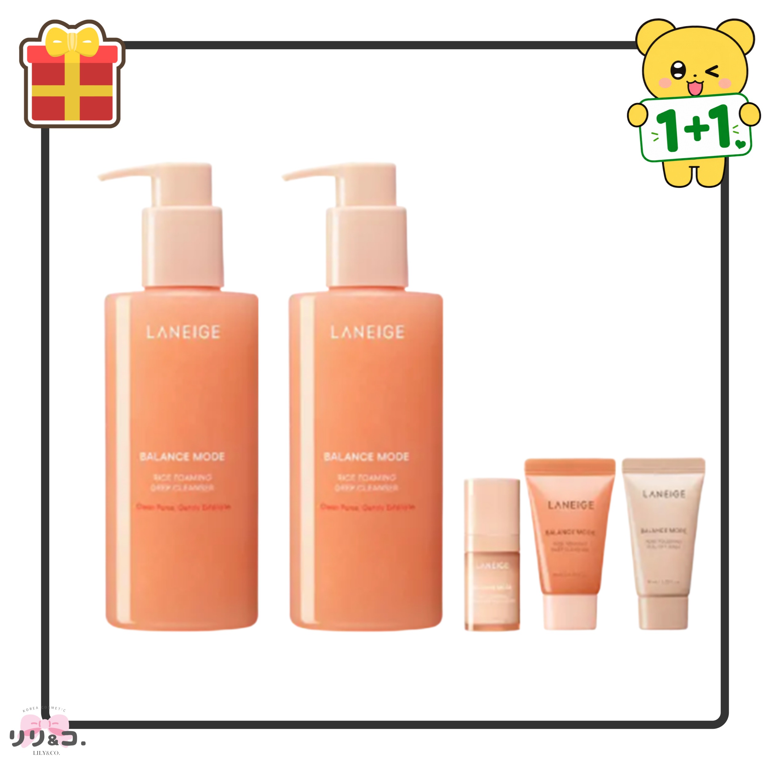 [NEW 1+1セット] バランスモードフォームクレンザー 250mL+250mL 毛穴ケア 角質ケア ナイアシンアミド AHA 韓国コスメ 韓国スキンケア クレンジング 洗顔フォーム ジェルクレンザ