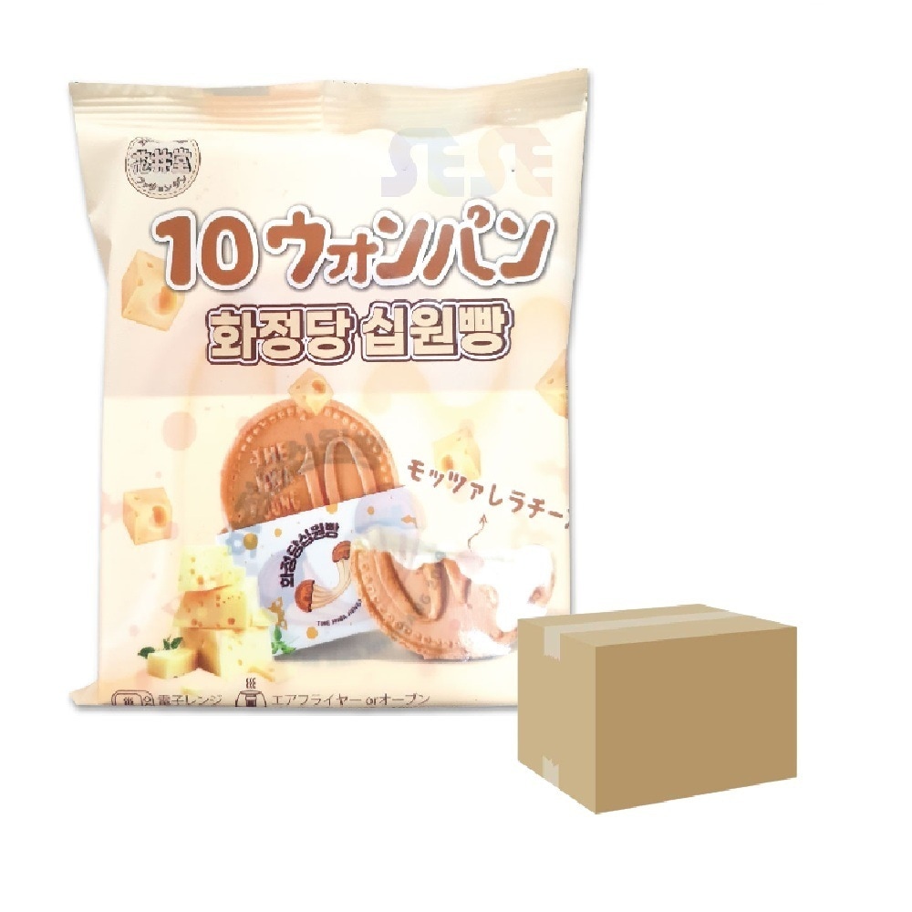 冷凍 花井堂 10ウォンパン モッツアレラチーズ味 24袋 1BOX 箱売り 120g / 10えんパン 屋台お菓子 スイーツ