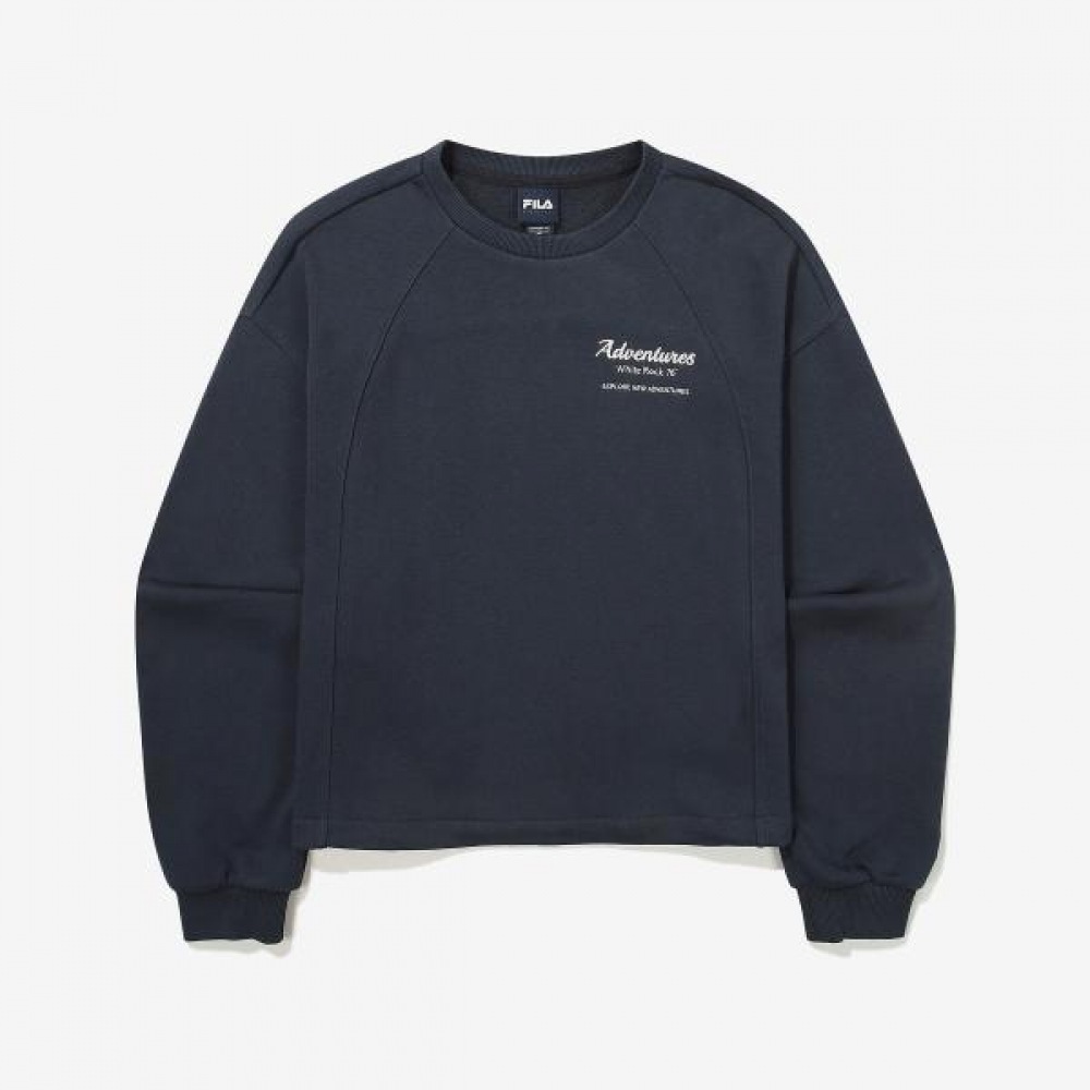 フィラ セミ クロップ グラフィック スモール トレーナー