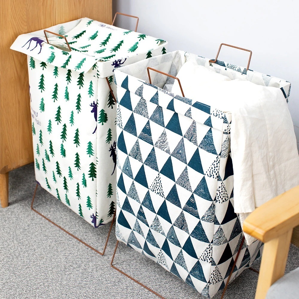 ランドリーバスケット折りたたみ洗濯カゴ洗濯物入れ脱衣かご収納ボックス収納ケースカゴ大容量シンプル