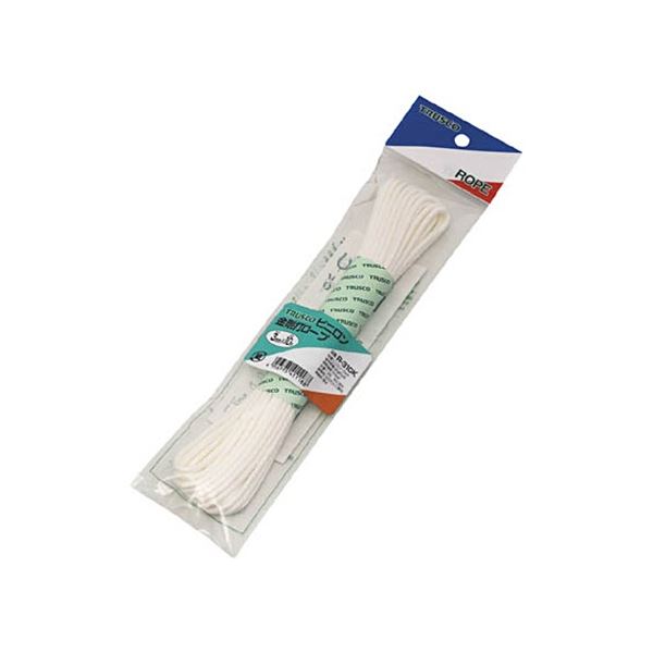 （まとめ）ビニロン金剛打ロープ 3mmx10m 白 R-310K 1巻 [x10セット]