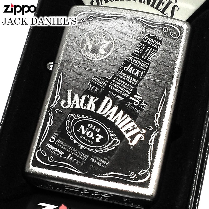 ジッポ ライター ジャックダニエル ZIPPO シルバー お酒 Jack Daniels ウイスキー かっこいい ギフト 渋い プレゼント メンズ おしゃれ 5,720円