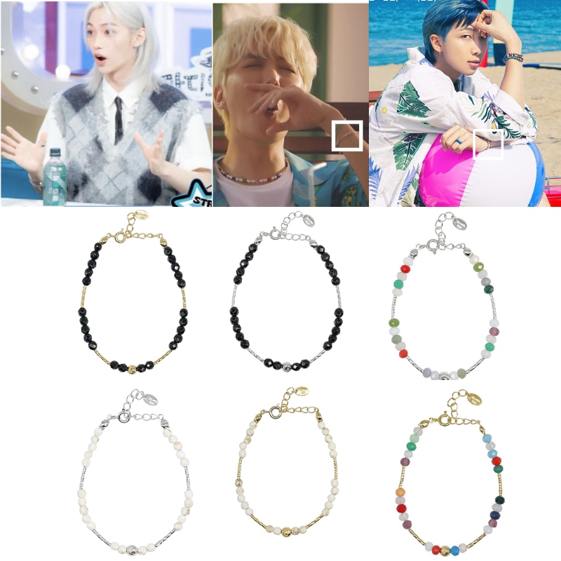 【BTS J hope,RM, Straykidsフィリックス着用】Persona ball bead レスレット