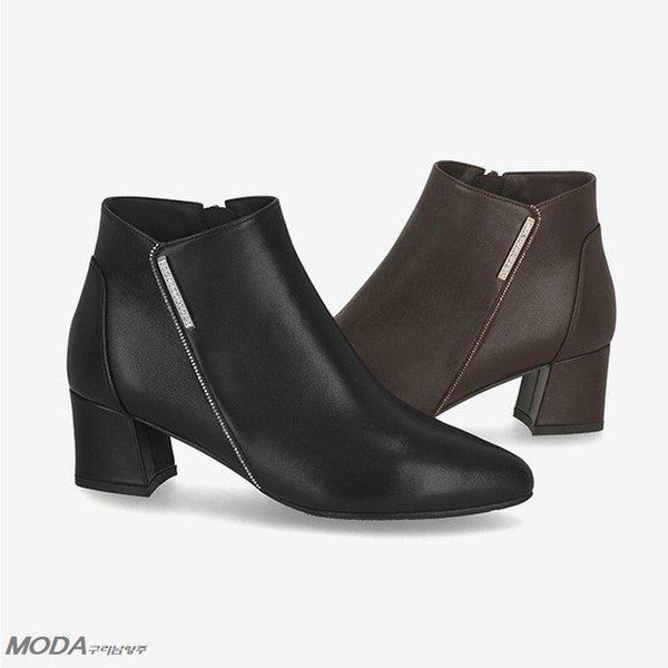 軽量クッションUP起毛女性アンクルブーツ1XWA21XU_GN