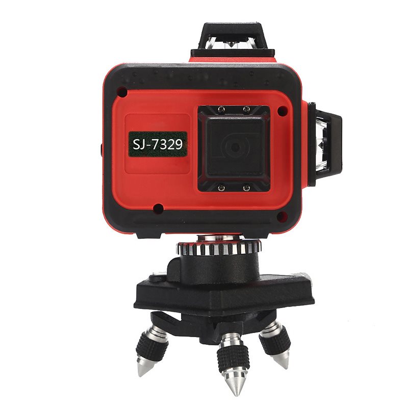 3D LASER 12ライン フルラインイン レッドレーザー墨出し器 SJ-7329 360垂直*2360水平*1イン レッドレーザー墨出し器 レーザーレベル 水平器 メーカー1年保証