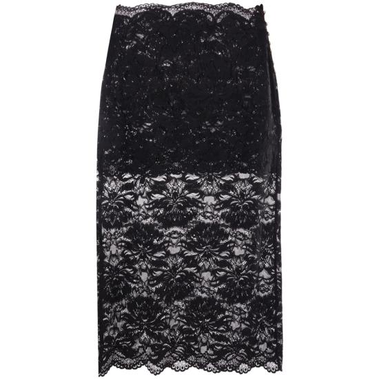 PACO RABANNE Women Skirts 24AJJU598 PA0170 P001 BLACK