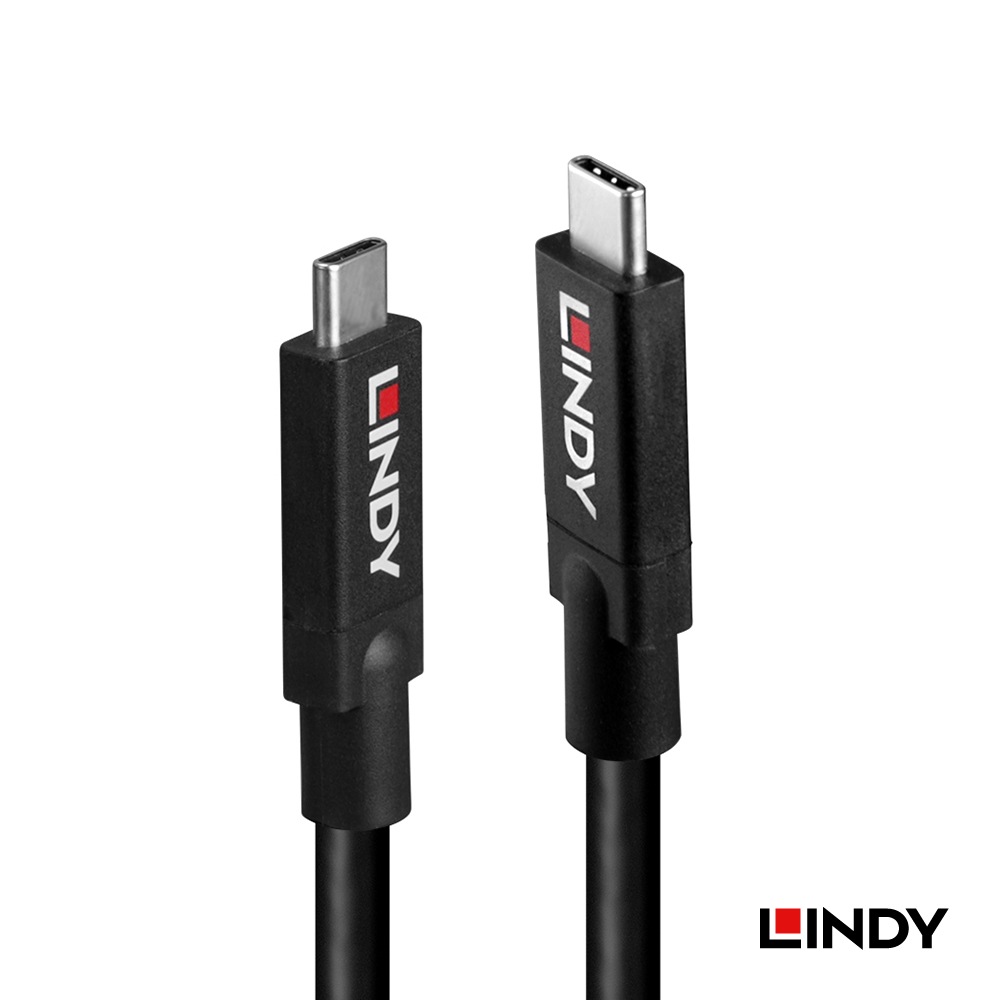 【43439】 LINDY 8m USB3.2 Gen2 Type-C アクティブ ケーブル