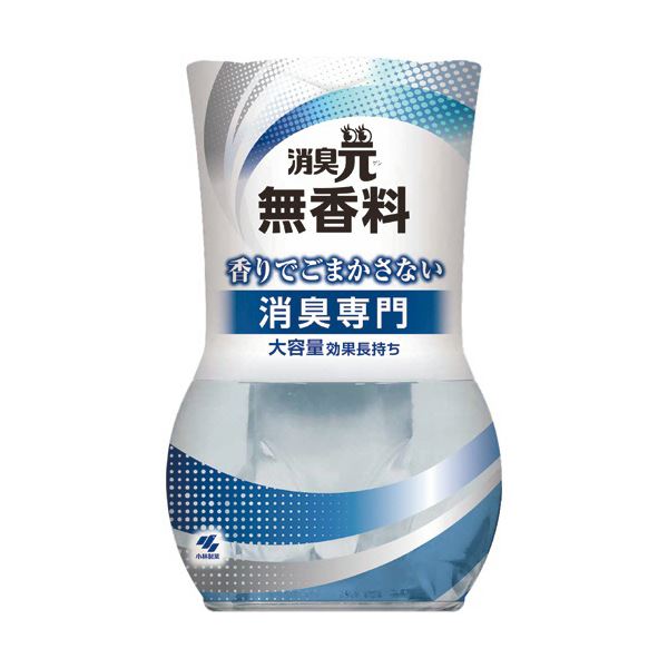 （まとめ）小林製薬 お部屋の消臭元 無香料 400ml 1セット（5個） [x3セット]