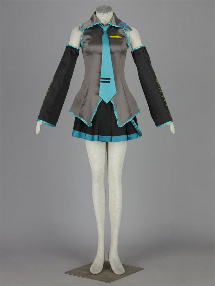 子供用大人用 VOCALOID ボーカロイドシリーズ 風 初音ミク1代 コスプレ衣装ウィッグcos靴 変装 仮装 コスチューム 撮影 祭り
