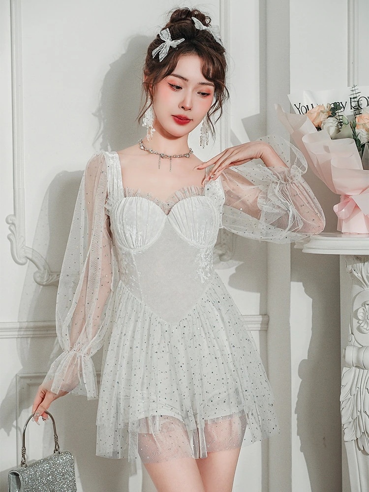 水着ワンピース水着オールインワンレディース水着保守的お腹を隠す着やせ水着