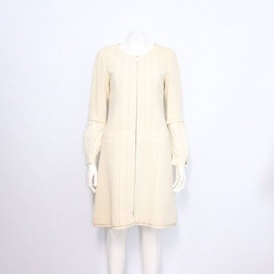 Pre-Owned ローブ エクルカラー 女性ジップドレスワンピース 13シーズン P45181 152898305 [U] 104,658円