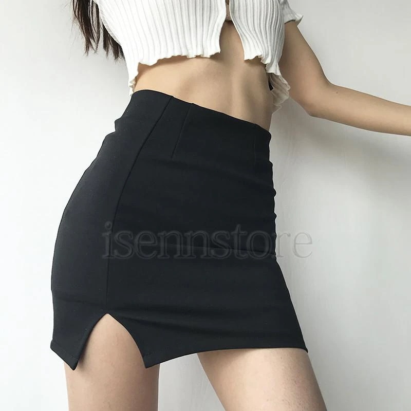 上品-販売中サイドスリット 春夏 スカート ミニ丈 ハイウエスト ストレッチ レディース セクシー タイトスカート 黒 大人スリム 20代 30代ファッション ダンス 美尻 着痩せ