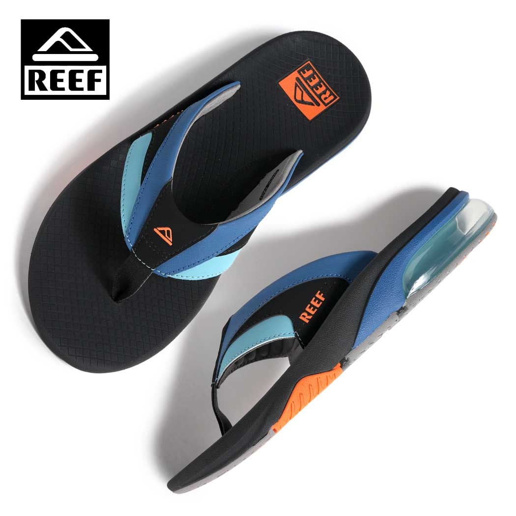 REEF リーフ ファニング フリップ フロップ トング サンダル FANNING + SANDAL NAVY ( ブラック 黒 ネイビー アウトドア レジャー ビーチサンダル 旅行 タウンユース 川