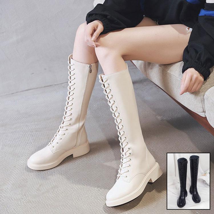作登場レディースロングブーツブーツワークブーツ靴レディースブーツミリタリーブーツマウンテンブーツ合わせやすいシンプルトレンド
