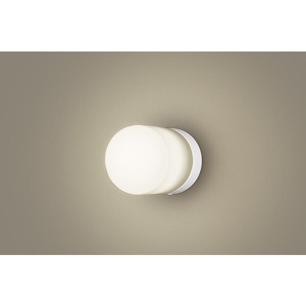 LGW85014WF ホワイト/乳白 LEDポーチライト・浴室灯 (電球色)