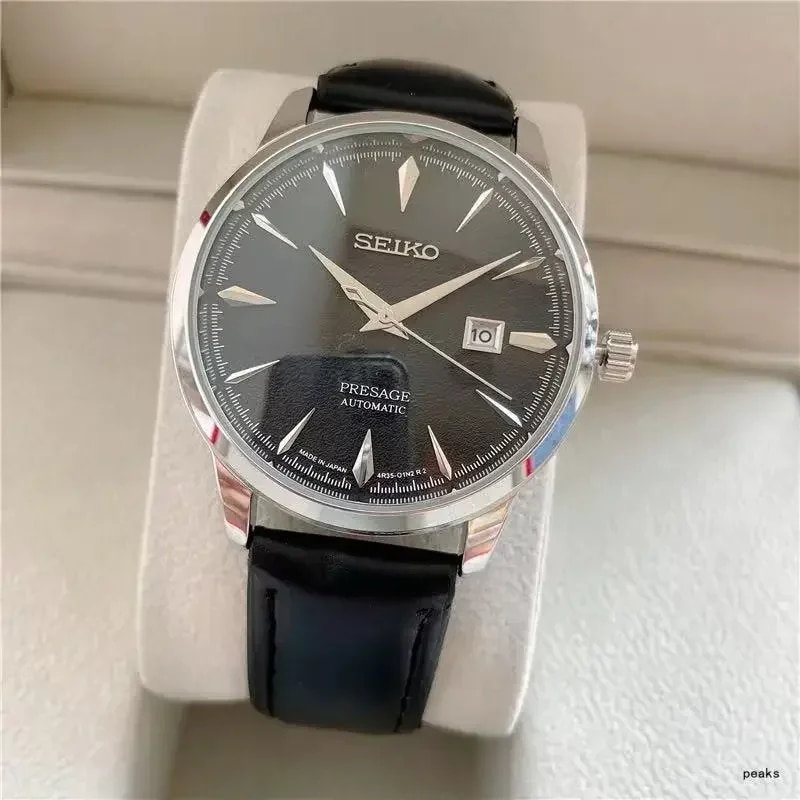 セイコー-男性用の絶妙なダイヤルウォッチクォーツムーブメント4本針多機能快適上質な革クリエイティブ高品質 - 1511 8,061円