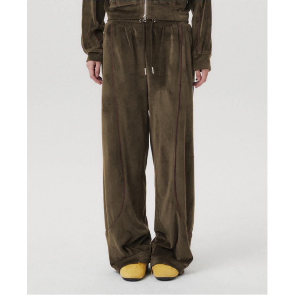 ★AMES-WORLDWIDE★VELOUR TRACK PANTS KHAKI★正規品/直送料込 Qoo10 AMES-WORLDWIDE VELOUR TRACK PAN 無地